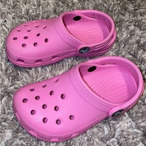 Toddler Girl Pink Crocs-Size 9C